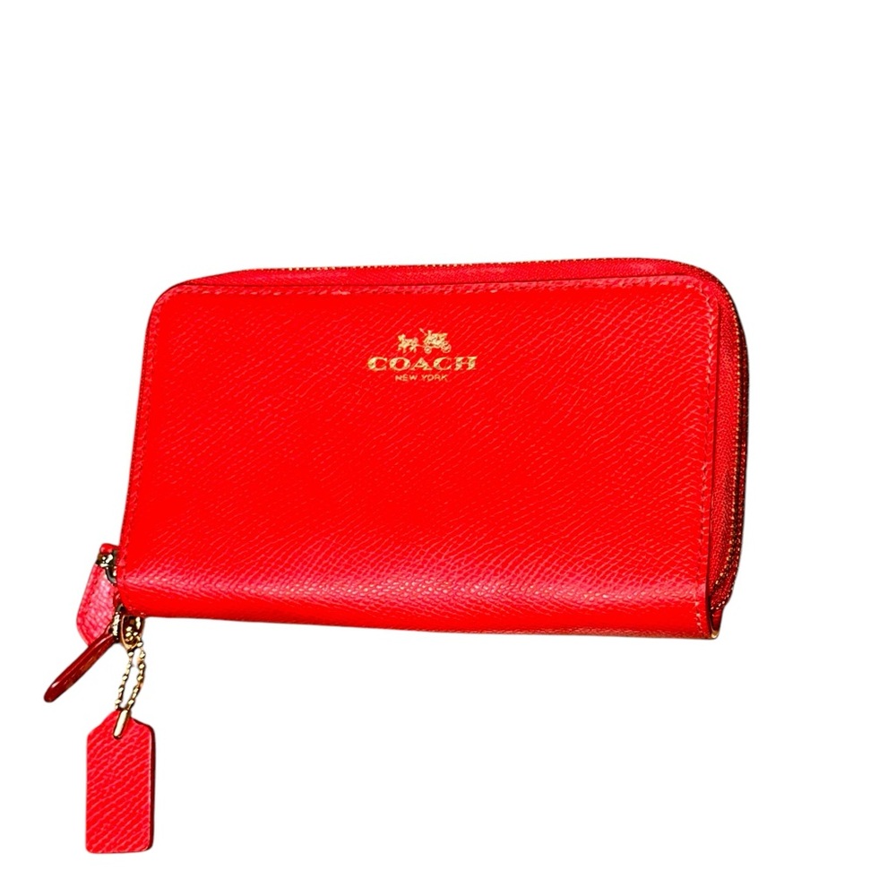 Red Coach Wallet